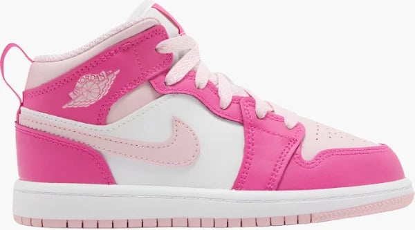 Air Jordan 1 Mid Fierce Pink TD PS Traffic Kicks