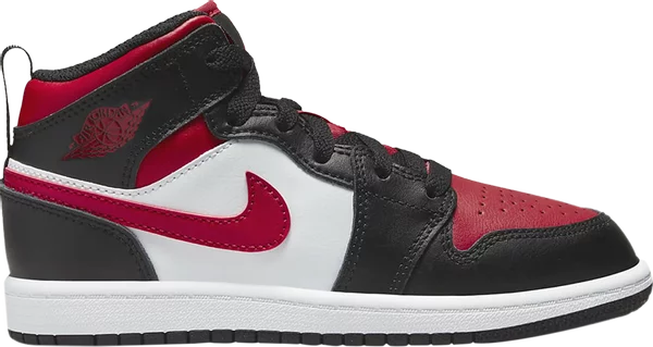 Air Jordan 1 Mid 'Black Fire Red' TD/PS