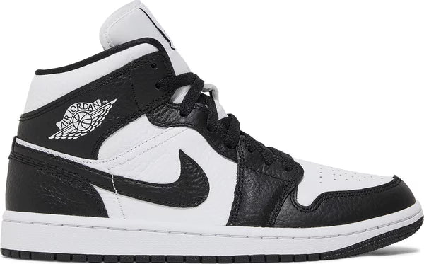 Air Jordan 1 Mid 'White/Black Split' (W)