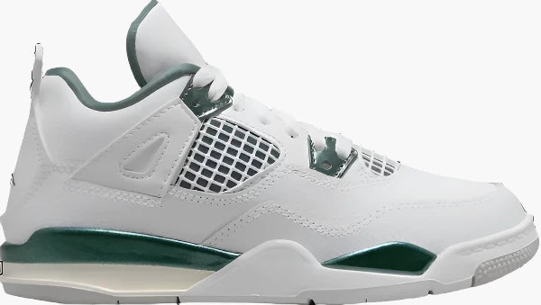 Air jordan 4 white green sales