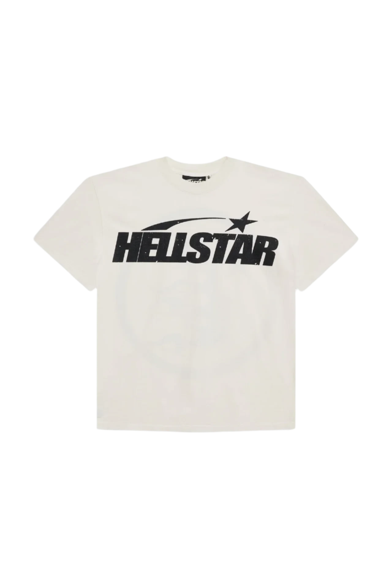 Hellstar Classic Logo Gel Print T-Shirt 'White/Black'