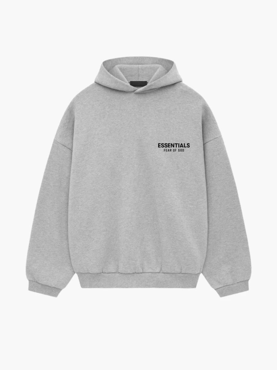 Fear of God Essentials Fleece Hoodie 'Light Heather Gray'