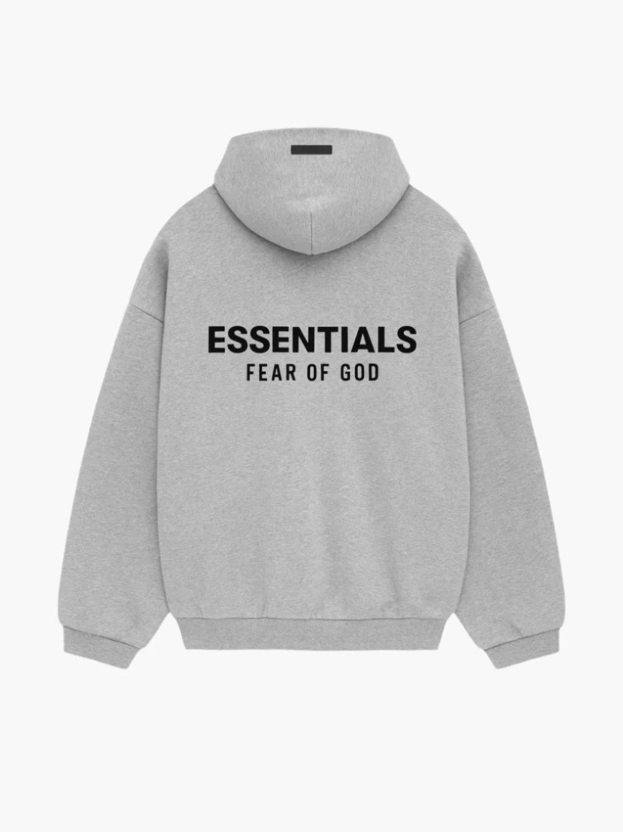 Fear of God Essentials Fleece Hoodie 'Light Heather Gray'